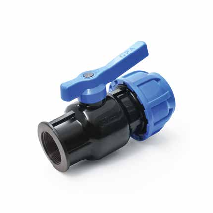 KAPLİN PLASTİK KÜRESEL VANA (KAPLİN-DİŞİ)