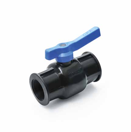 KAPLİN PLASTİK KÜRESEL VANA (DİŞİ-DİŞİ)(G)