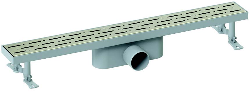 50mm YANDAN ÇIKIŞLI PLASTİK TASLI KLASİK DUŞ KANALI